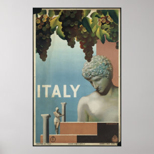 Impressões retros do anúncio do poster das viage