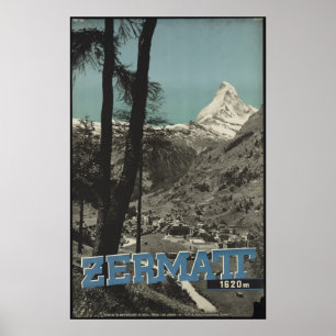 Impressões retros do anúncio do poster das viage
