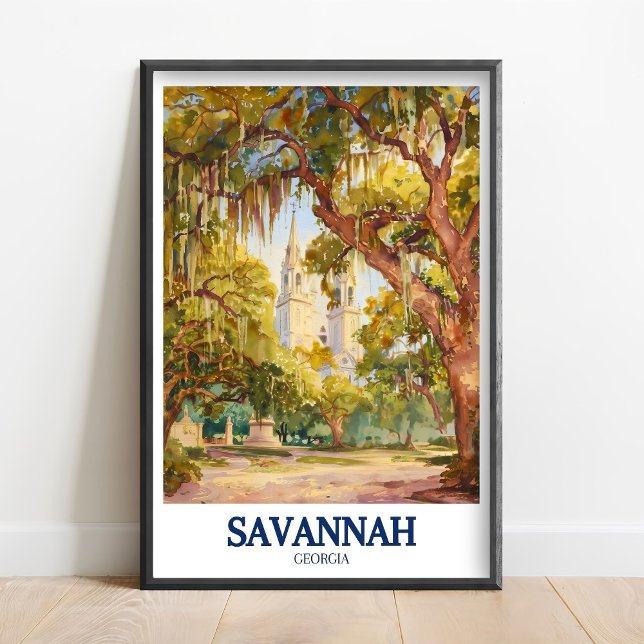 Impressões Savannah GA - Forsyth Park - Catedral d (Criador carregado)