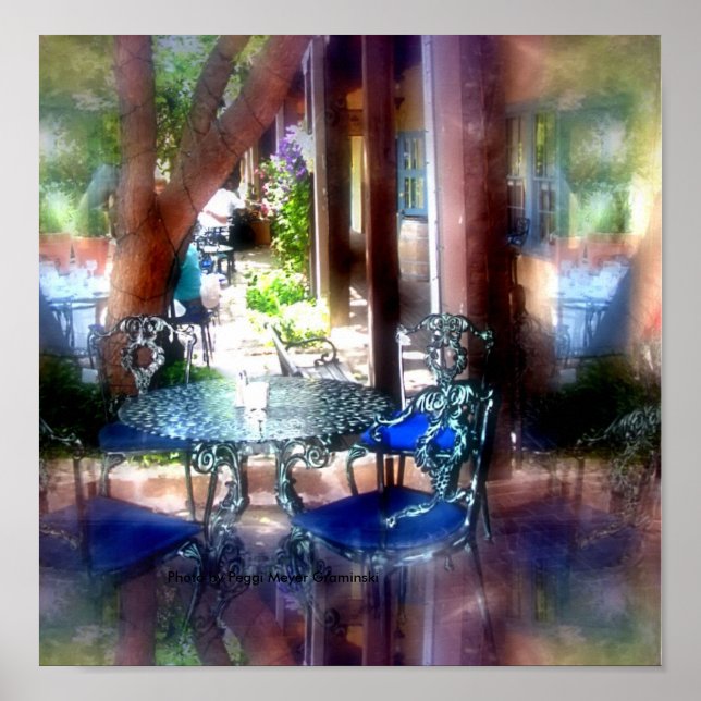 Impressões Sidewalk de Taos Poster (Frente)