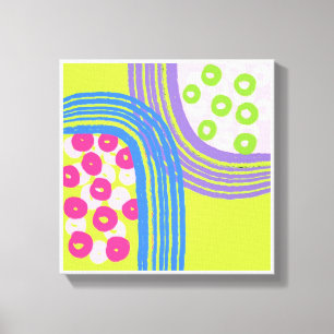 Impressões Verdes de Arte Simples Original