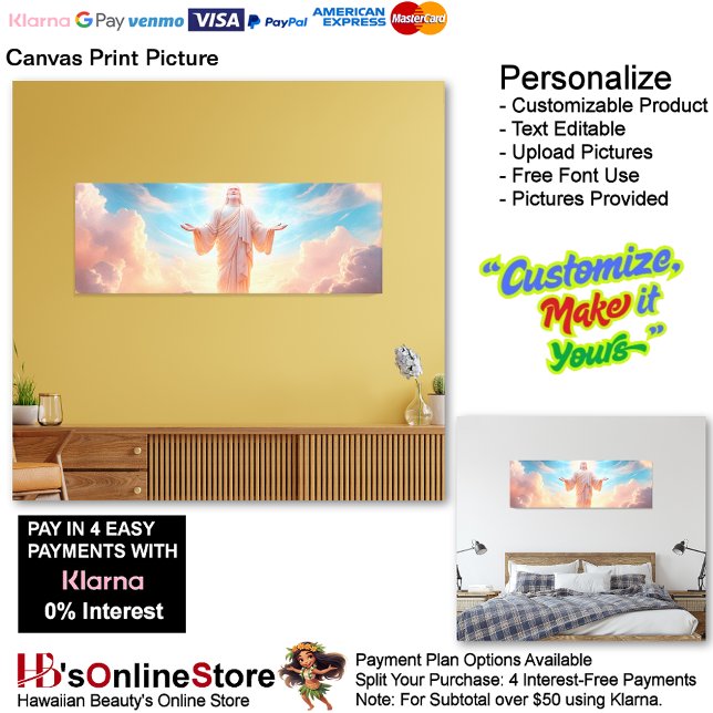 Imprimir Imagem de Jesus Canvas 23 (Jesus Beautiful Clouds Rising Canvas Print Picture 23.)