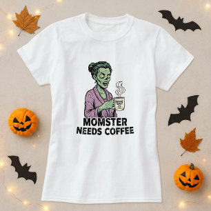 Impulso precisa de camisa de café no dia das bruxa