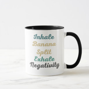Inalar Banana Dividir Exalar Canecas de Negativida