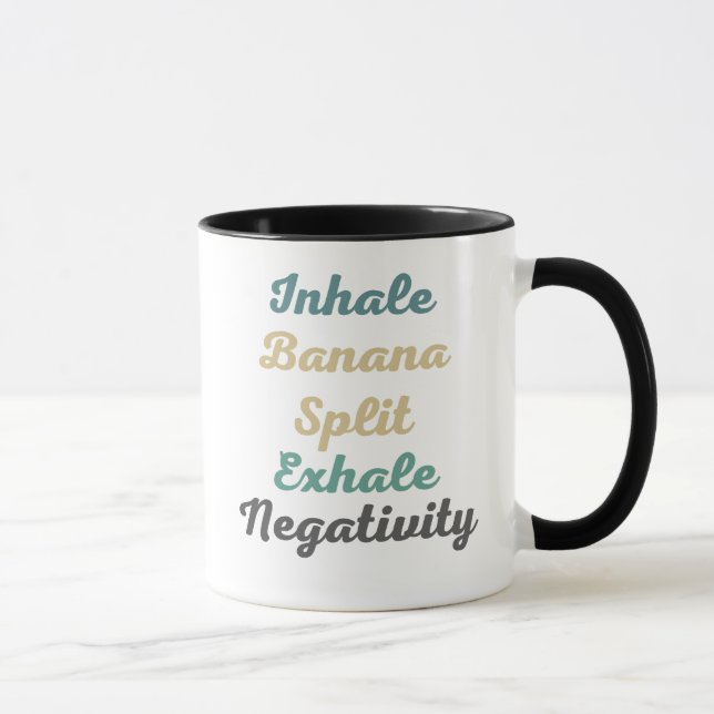 Inalar Banana Dividir Exalar Canecas de Negativida (Direita)