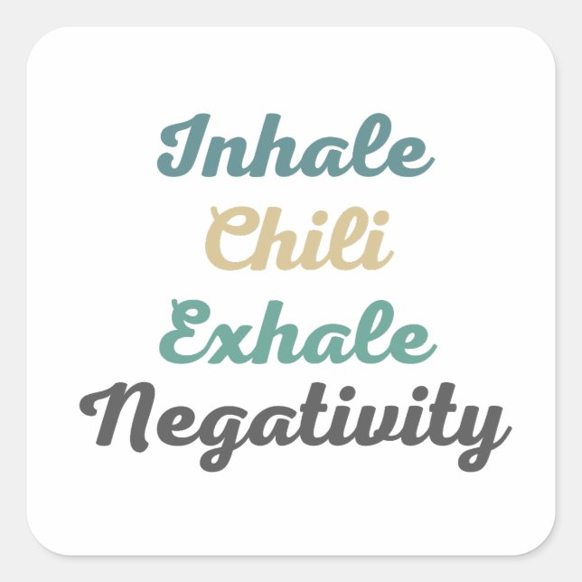 Inalar os adesivos para a negatividade do Chili Ex (Frente)