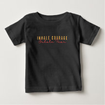 INALE CORAGEM EXALE MEDO - YOGA POWER Camiseta
