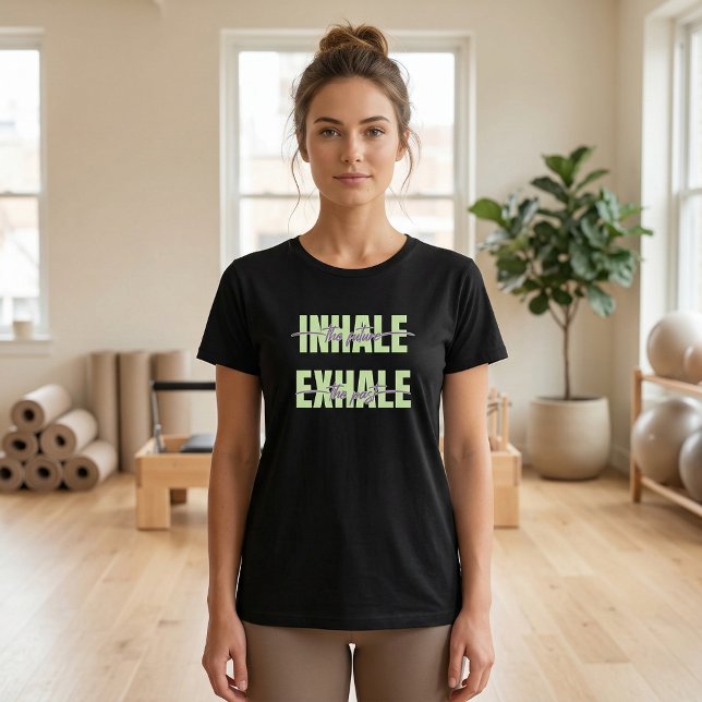 Inale o futuro, Exale o passado Camiseta de Pilate (Pilates Tshirt)