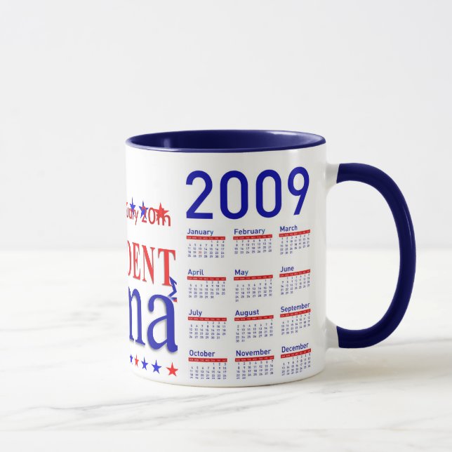 Inauguração de Obama - a caneca do coletor com (Direita)