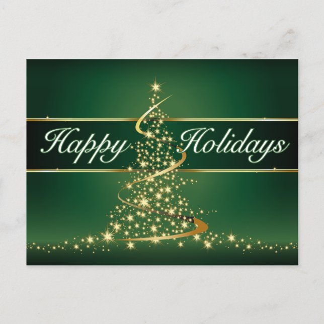 Incandescer ilumina boas festas o cartão (Frente)