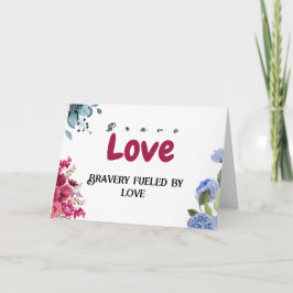 Incentivo ao amor Cartões de cancer do paciente