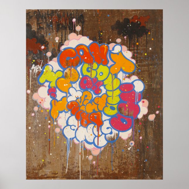 Incline "Não consigo imaginar" Impressão (Frente)