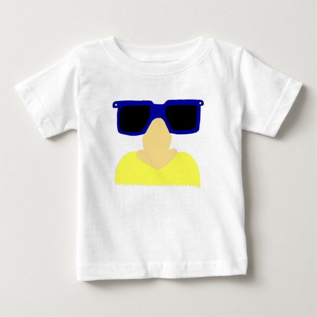 Incognito bigode e óculos Criança T-Shirt (Frente)