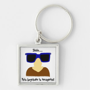 Incognito Mustache e Chaveiro de Óculos
