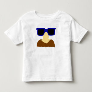 Incognito Mustache e Óculos Toddler T-Shirt