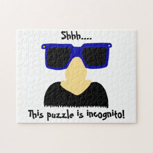 Incognito Mustache e Quebra-cabeça de Óculos