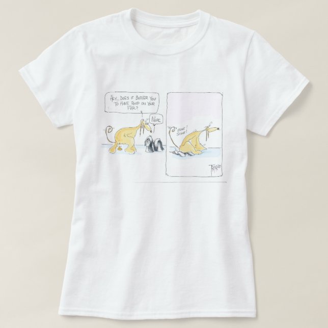 Incomoda-o ter o tombadilho - CAMISA de T (Frente do Design)