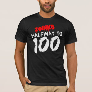 INCOMPLETAMENTE ao 50th t-shirt do ANIVERSÁRIO 100
