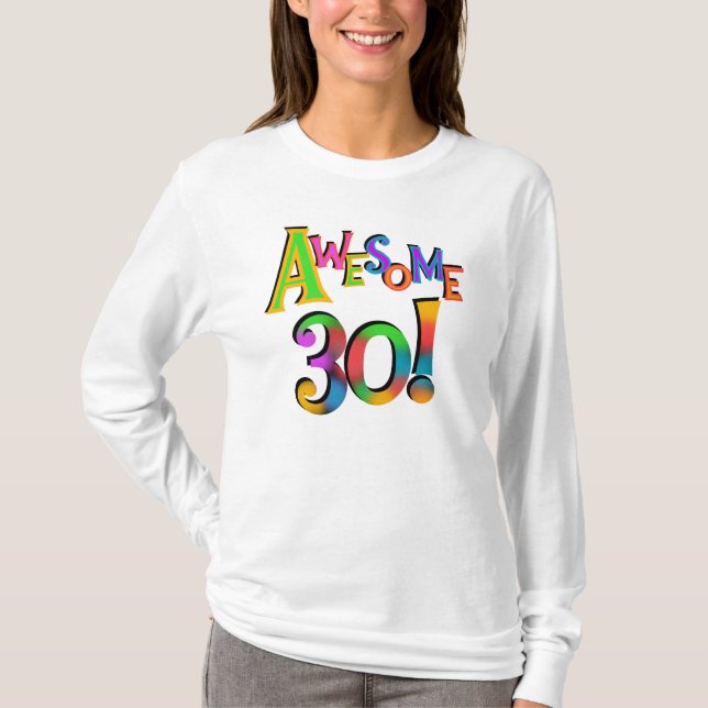 Incrível 30 t-shirts e presentes (Frente)