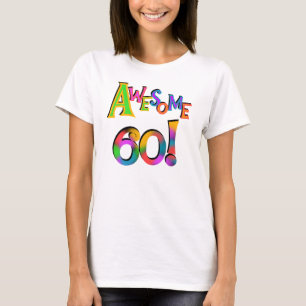 Incrível 60 t-shirts e presentes