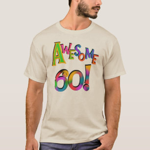Incrível 60 t-shirts e presentes