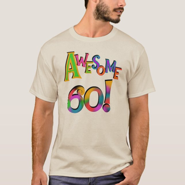 Incrível 60 t-shirts e presentes (Frente)
