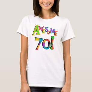 Incrível 70 t-shirts e presentes