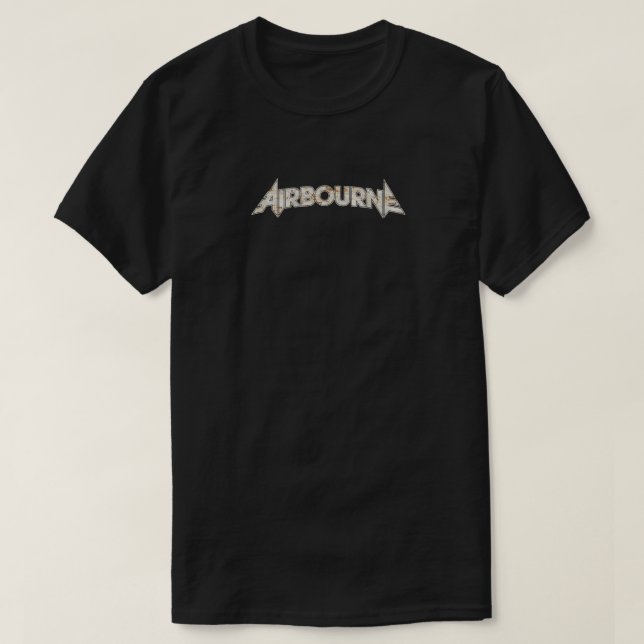 Incrível Banda de Airbourne - Camisa Essencial (Frente do Design)