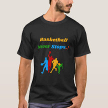 Incrível camiseta de basquete design moderna