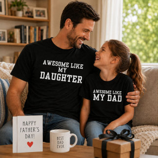 Incrível Como Minha Filha Camiseta Divertida Prese