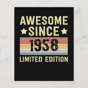 Incrível desde 1958 Festa de Aniversário Divertida