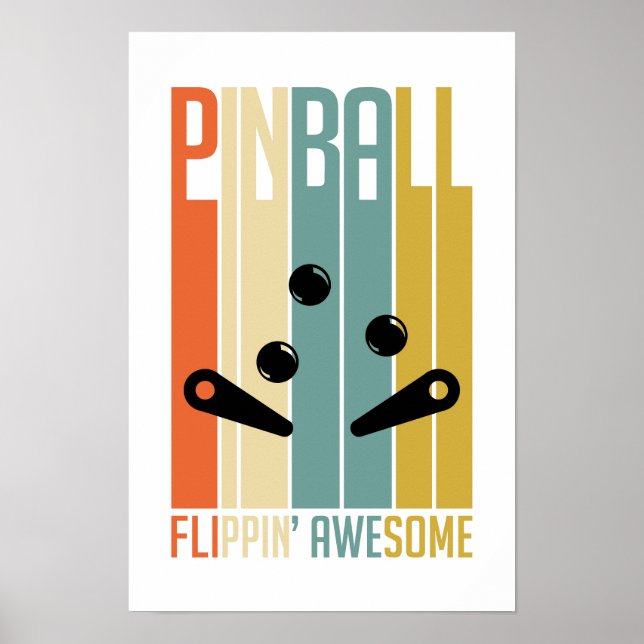 Incrível no Flippin - Poster Pinball (Frente)