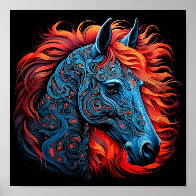 Incrível poster árabe, colorido (Frente)