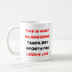 incrível tampa bay esporte fã de café caneca