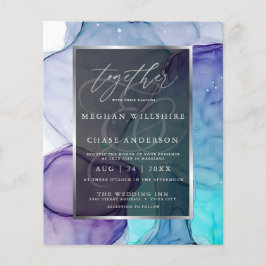 Incrível Tinta 2 de Abstrato de Líquido Aqua Viole