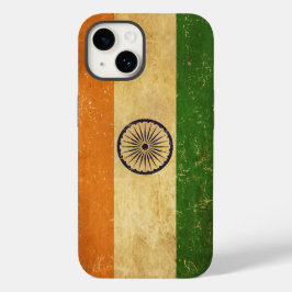 Indian Flag Vintage Grunge