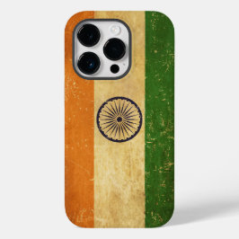 Indian Flag Vintage Grunge