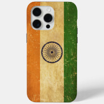 Indian Flag Vintage Grunge