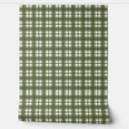 Indian Gingham - Olive Green Camouflage