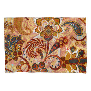Indian Paisley: Floral Vintage Brown