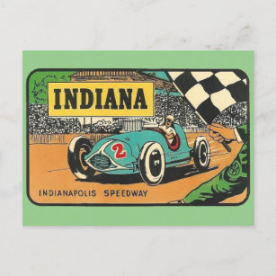 Indianapolis Speedway, Indiana - Cartão Postal