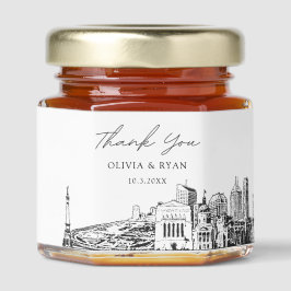 Indianapolis Weding Skyline Obrigado Amor