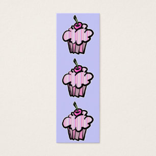 indicador de cupcake de faixas de lavanda e cor-de