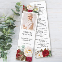 Indicador Funeral Vermelho Branco Floral