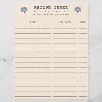 Índice de Receitas Florais Rústicas da Fazenda Bot