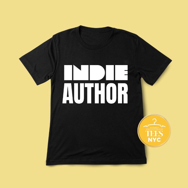 Indie Author Unisex T-shirt (Criador carregado)