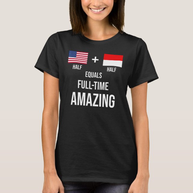 Indonésia EUA camisa sinalizadores incríveis na Am (Frente)