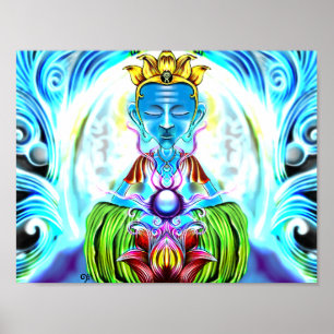 Indra Poster de 11 pol X 8,5 pol