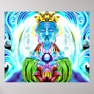 Indra Poster de 24 pol X 20 pol