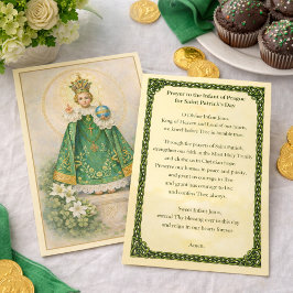 Infant of Prague Prayer St. Patricks Day